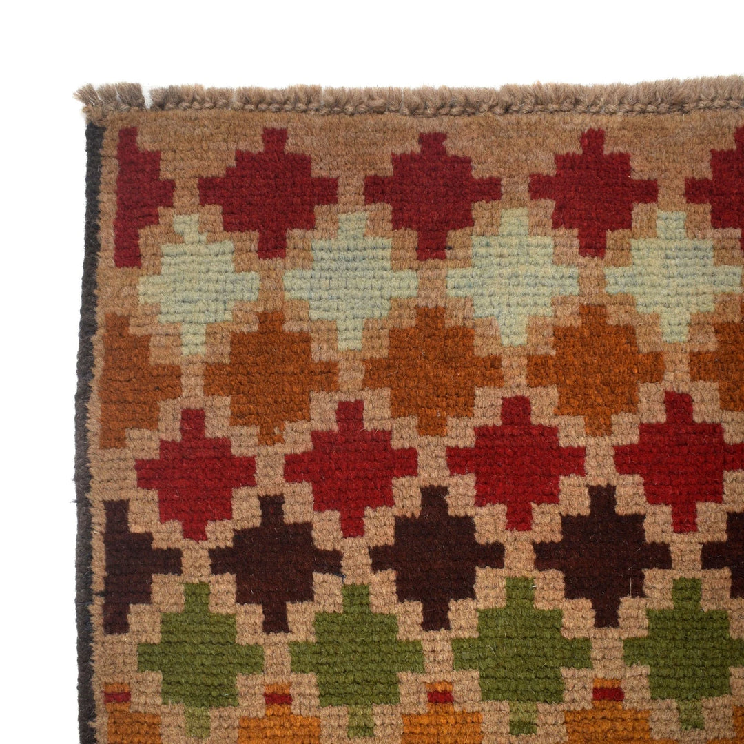 Afghan Baluchi Rug 3' 9" x 6' 4" Hand-Knotted | No. AL19472