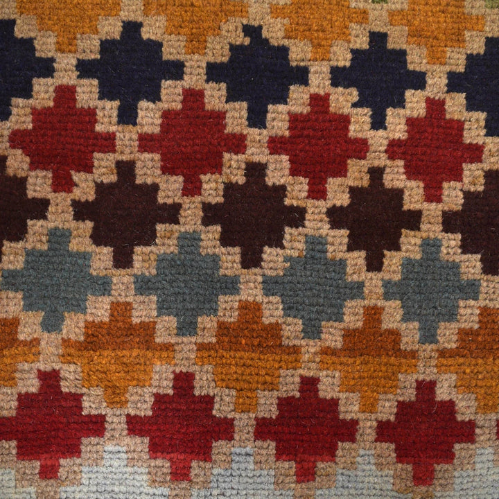 Afghan Baluchi Rug 3' 9" x 6' 4" Hand-Knotted | No. AL19472