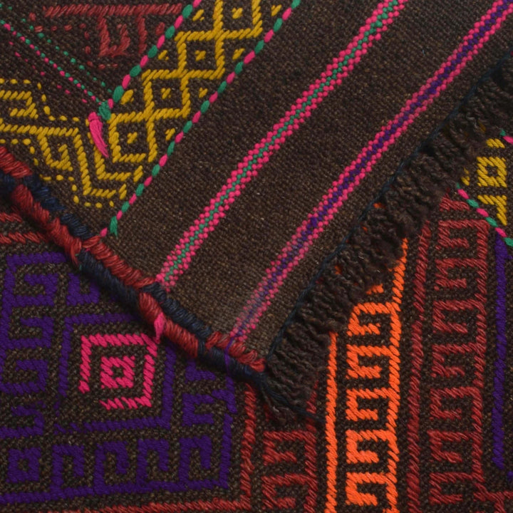 Afghan Kilim Rug 2' 4" x 8' 8" Flat-Weave | No. AL19609