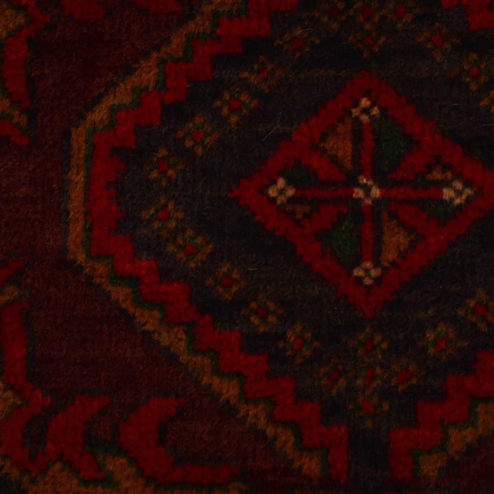 Afghan Baluchi Rug 3' 10" x 5' 8" Hand-Knotted | No. AL19616