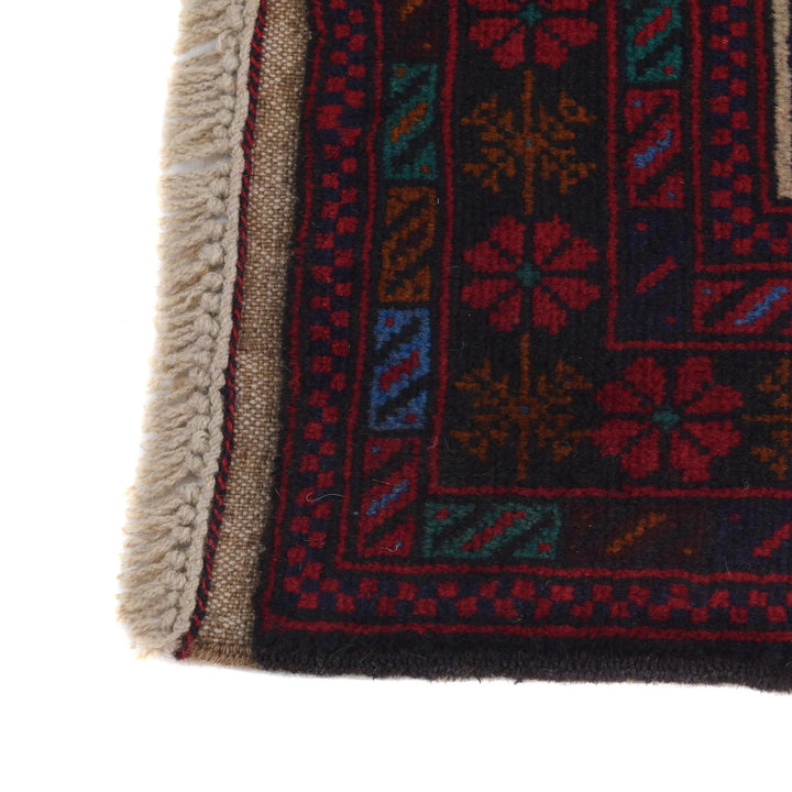 Afghan Prayer Rug 3' 0" x 5' 2" Hand-Knotted | No. AL19642