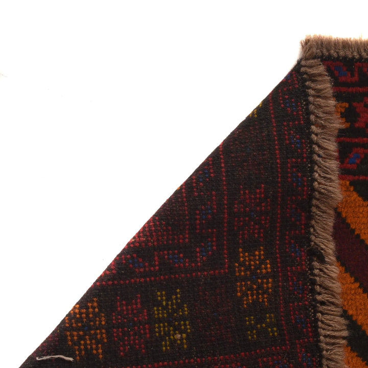 Afghan Tribal Baluchi Rug 3' 8" x 6' 4" Hand-Knotted | No. AL19941