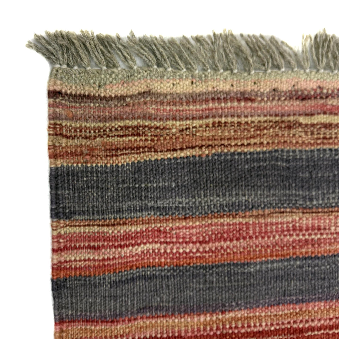Afghan Vegetable Kilim Rug 4' 9" x 6' 6" Flat-Weave | No. AL200001