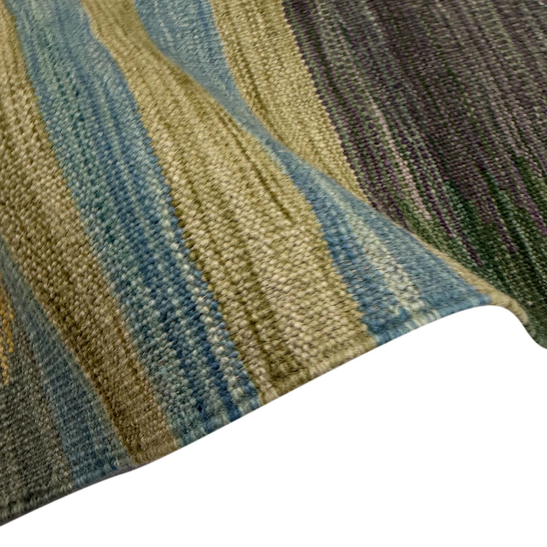 Afghan Vegetable Kilim Rug 4' 9" x 6' 6" Flat-Weave | No. AL200001
