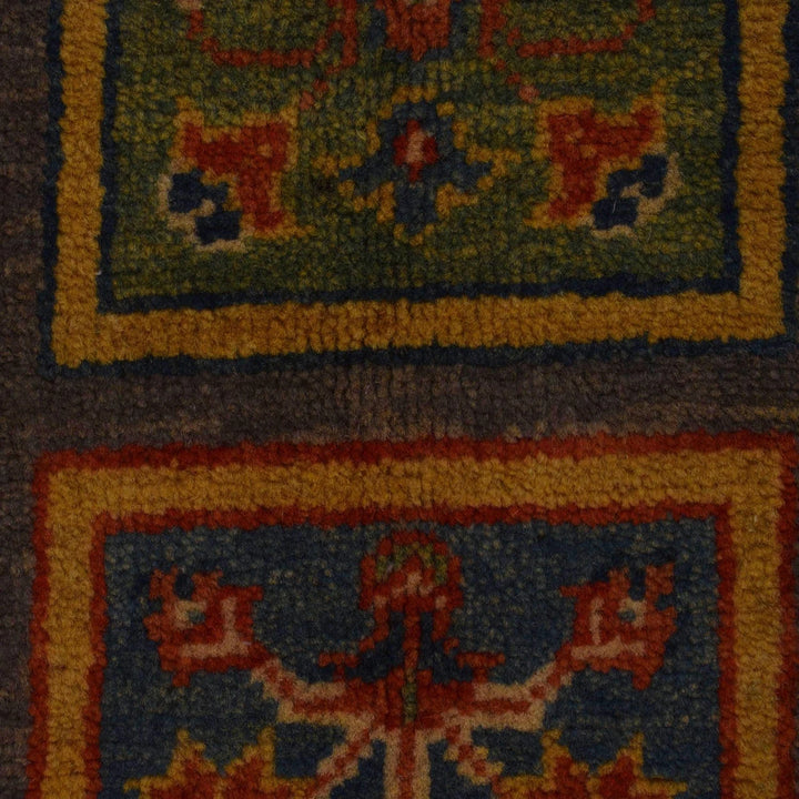 Afghan Bakhtiar Rug 3' 3" x 4' 11" Hand-Knotted | No. AL20015