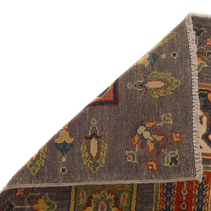 Afghan Bakhtiar Rug 3' 3" x 4' 11" Hand-Knotted | No. AL20015