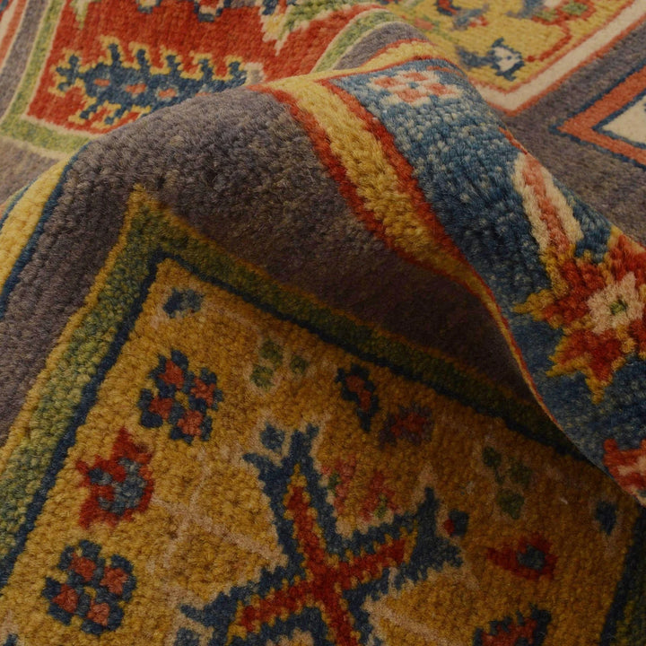 Afghan Bakhtiar Rug 3' 3" x 4' 11" Hand-Knotted | No. AL20015