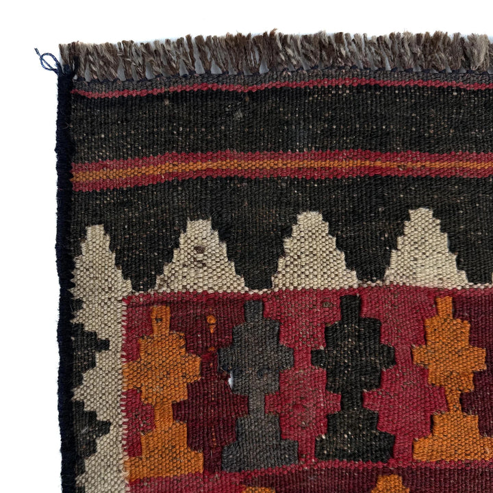 Afghan Maimana Kilim Rug 6' 2" x 9' 5" Flat-Weave | No. AL20495