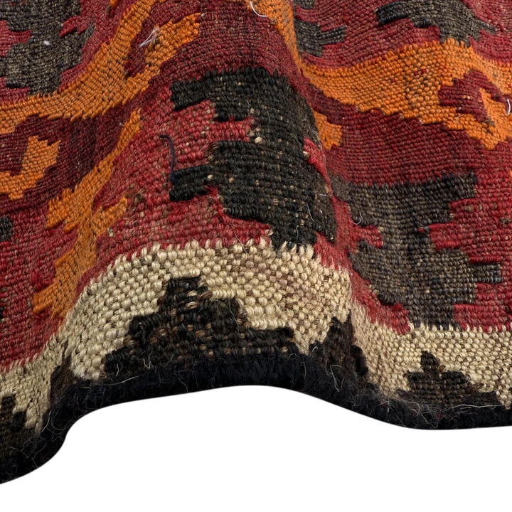 Afghan Maimana Kilim Rug 6' 2" x 9' 5" Flat-Weave | No. AL20495