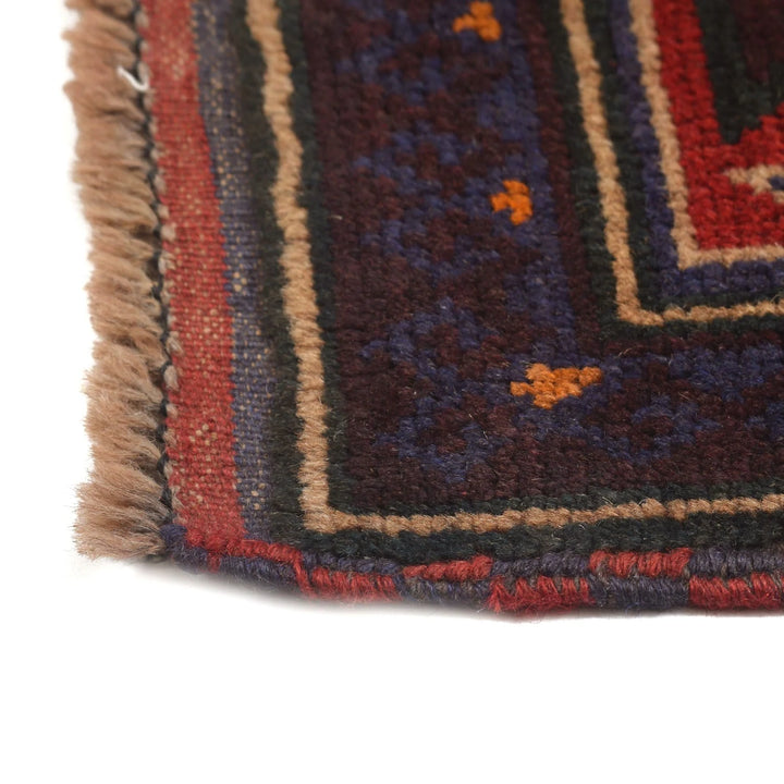 Dark Blue Afghan Baluchi Rug 2' 11" x 4' 9" Hand-Knotted | No. AL20907