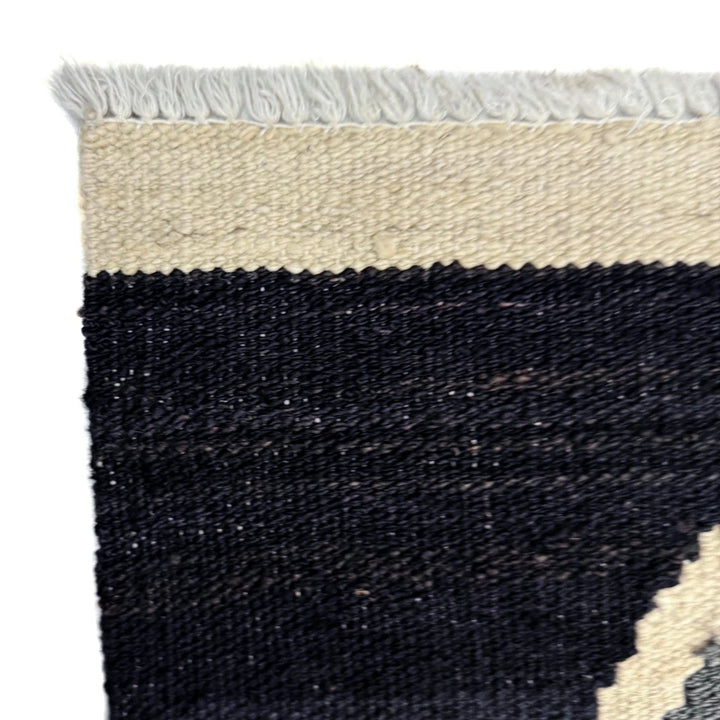 Afghan Vegetable Kilim Rug 6' 4" x 8' 8" Flat-Weave | No. AL213183
