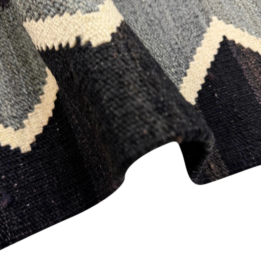 Afghan Vegetable Kilim Rug 6' 4" x 8' 8" Flat-Weave | No. AL213183
