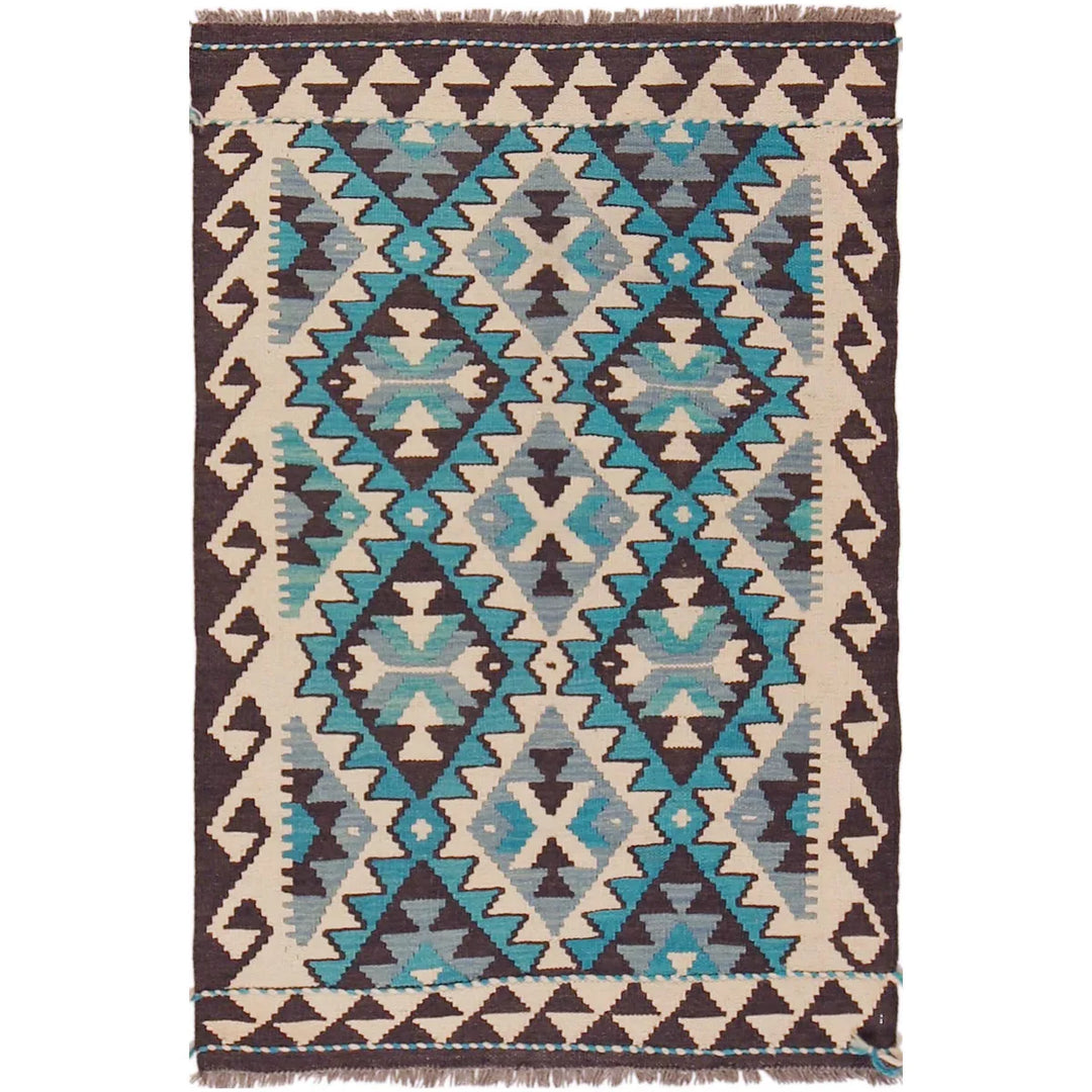 Hand Knotted Flatweave Kilim 2' 10" x 4' 4" - No. AL22031