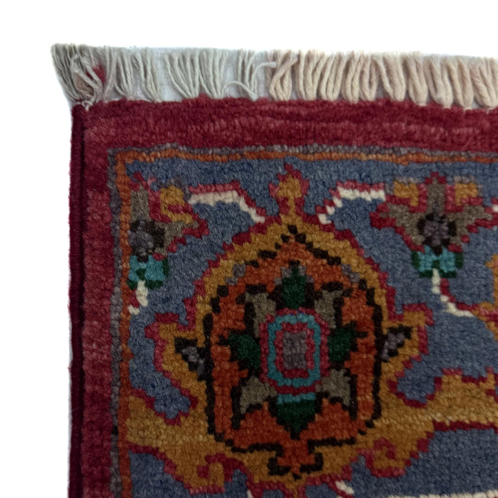 Afghan Heriz Rug 2' 8" x 4' 1" Hand-Knotted | No. AL22135