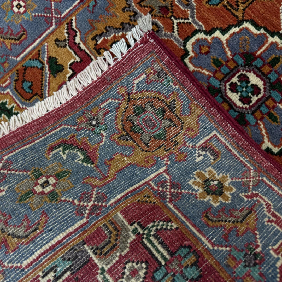 Afghan Heriz Rug 2' 8" x 4' 1" Hand-Knotted | No. AL22135