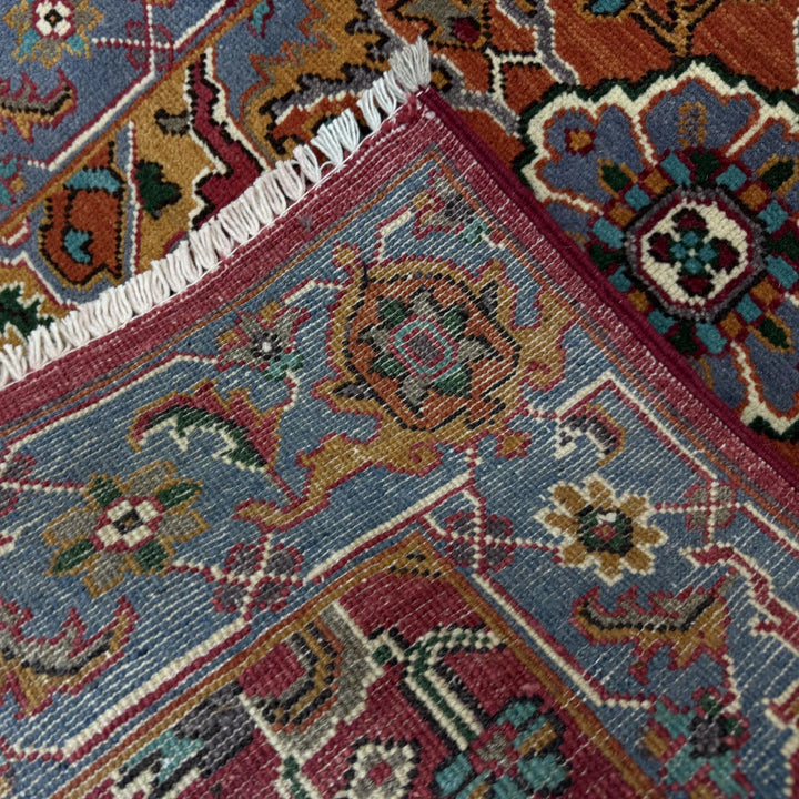 Afghan Heriz Rug 2' 8" x 4' 1" Hand-Knotted | No. AL22135