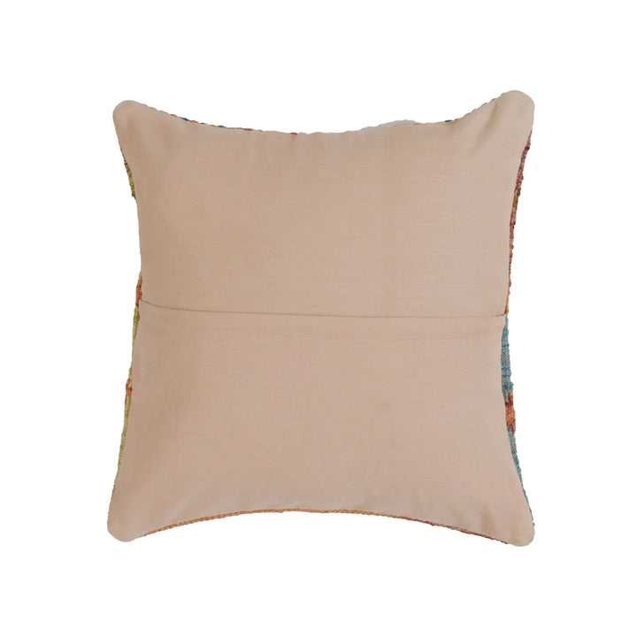 Afghan Kilim Cushion 1' 5" x 1' 5" Flat-Weave | No. AL22157