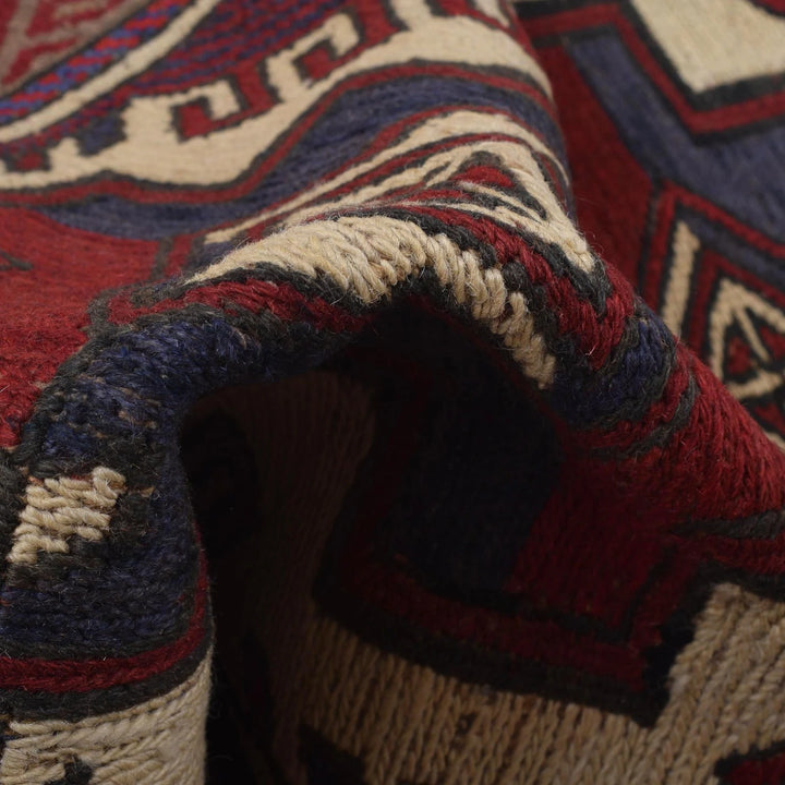Afghan Kilim Rug 2' 9" x 4' 7" Flat-Weave | No. AL22283