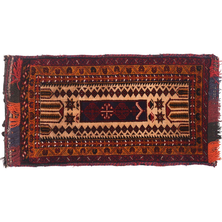 Afghan Balisht Rug 1' 9" x 3' 5" Hand-Knotted | No. AL22306