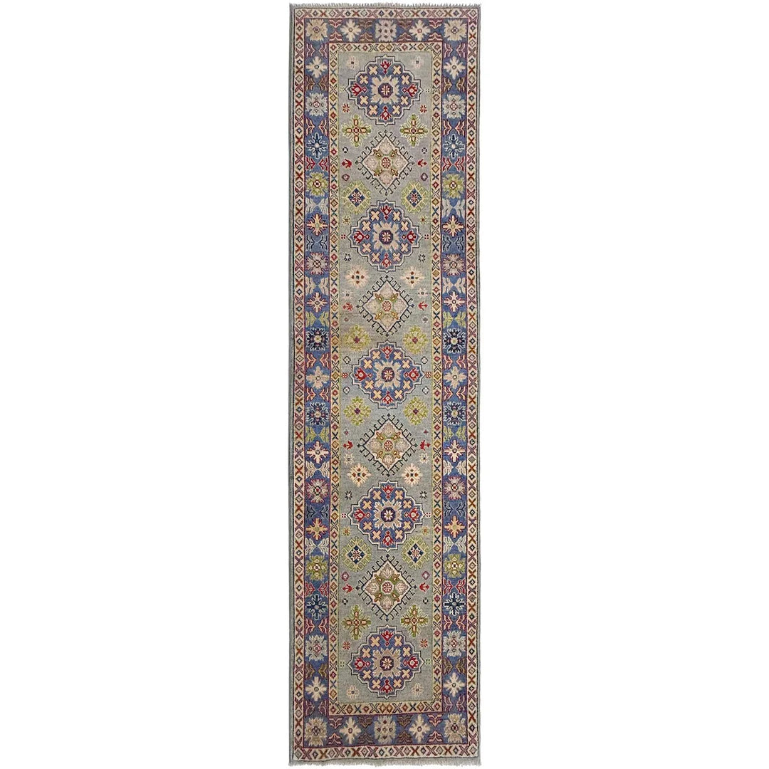 Hand knotted Kazak Runner Rugs 2' 7" x 9' 8" - No. AL22505