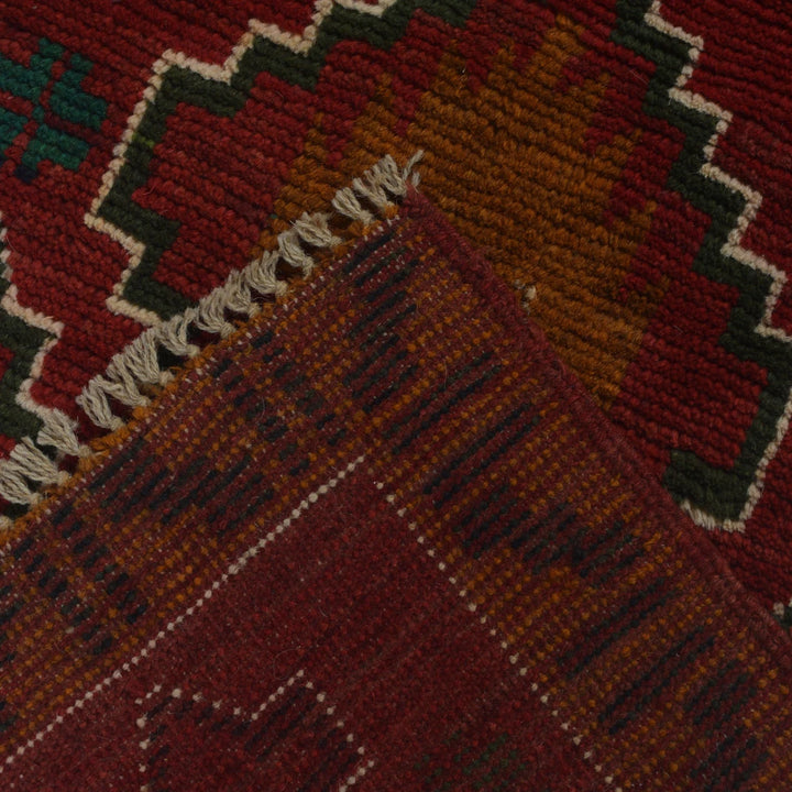 Afghan Baluchi Runner 2' 4" x 9' 6" Hand-Knotted | No. AL22540