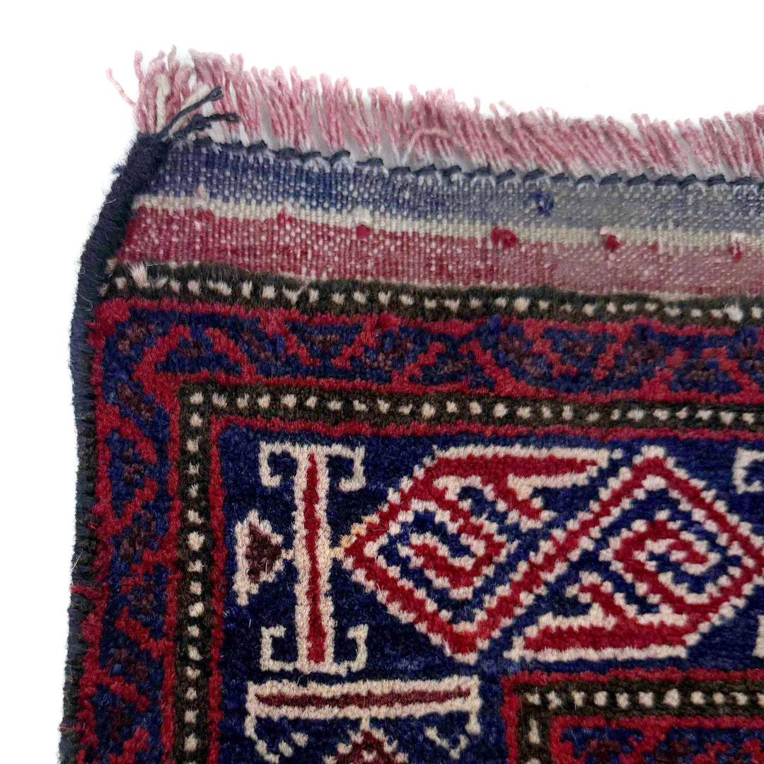 Afghan Baluchi Rug 2' 9" x 4' 9" Hand-Knotted | No. AL22676