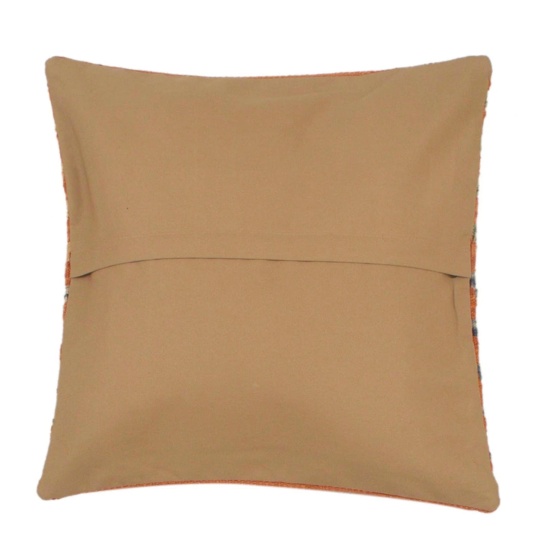 Afghan Kilim Cushion 1' 5" x 1' 5" Flat-Weave | No. AL23343