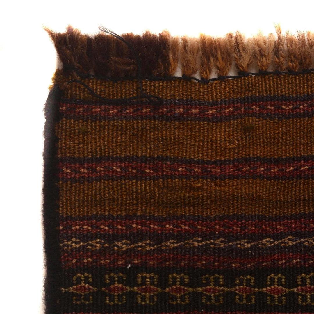 Afghan Kilim Rug 4' 5" x 6' 9" Flat-Weave | No. AL23584