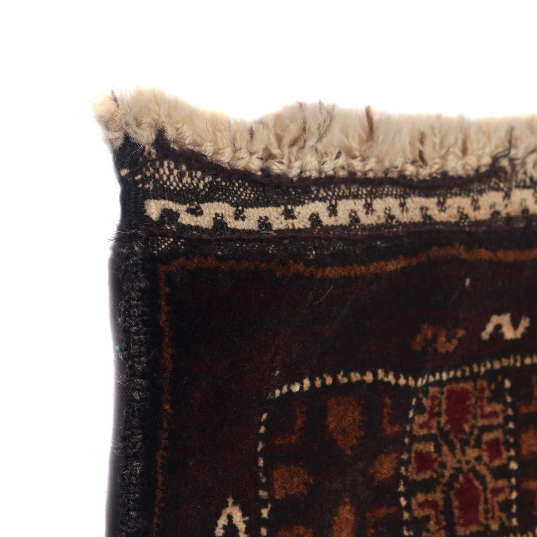 Afghan Baluchi Rug 3' 8" x 6' 7" Hand-Knotted | No. AL23665