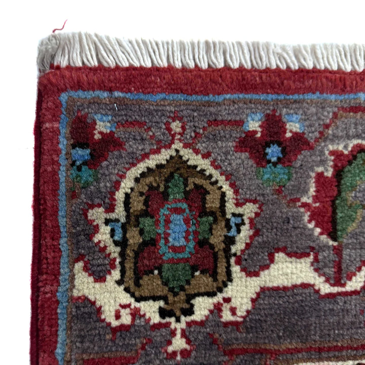 Afghan Heriz Rug 2' 7" x 4' 0" Hand-Knotted | No. AL23752