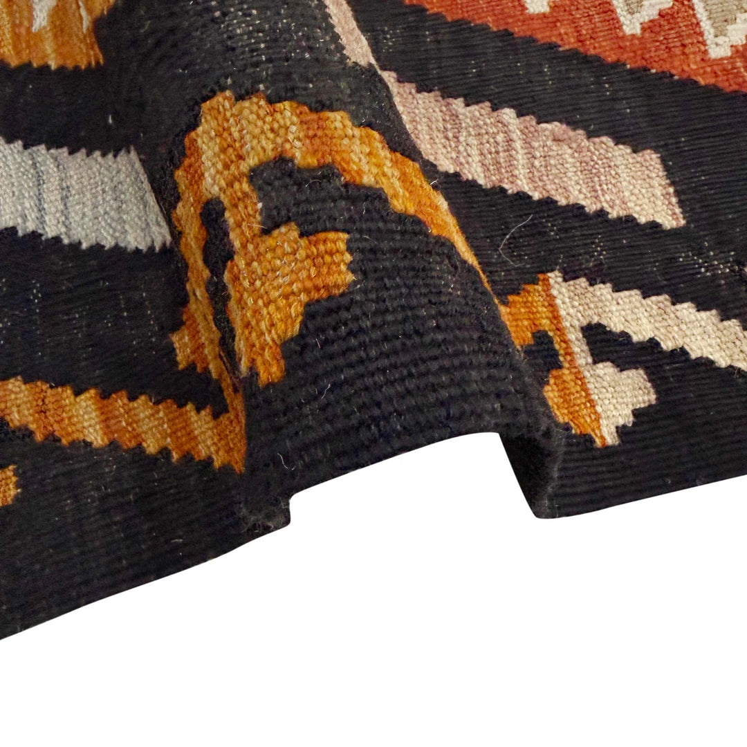 Afghan Vegetable Kilim Rug 6' 4" x 9' 10" Flat-Weave | No. AL238837