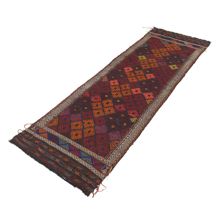 Afghan Kilim Runner 2' 5" x 7' 10" Flat-Weave | No. AL24497