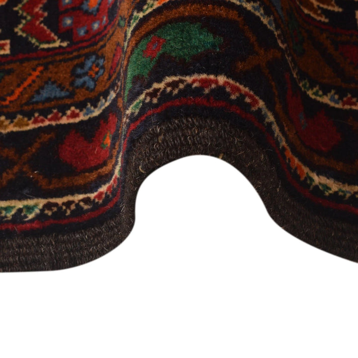 Afghan Baluchi Rug 2' 8" x 4' 7" Hand-Knotted | No. AL24636