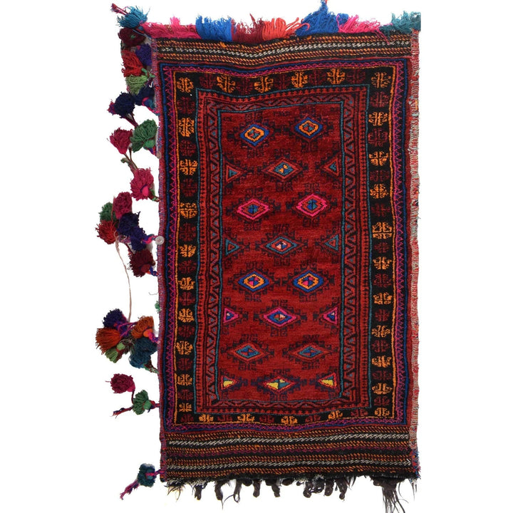 Afghan Balisht Rug 2' 1" x 3' 4" Hand-Knotted | No. AL24956