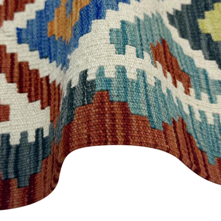 Afghan Kilim Rug 2' 10" x 3' 10" Flat-Weave | No. AL24998