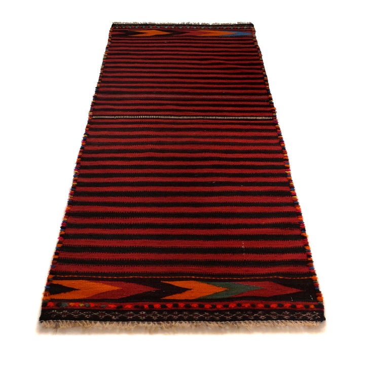 Afghan Kilim Runner 2' 2" x 6' 2" Flat-Weave | No. AL25045