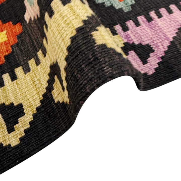 Afghan Vegetable Kilim Rug 5'10" x 7'9" Flat-Weave | No. AL253263