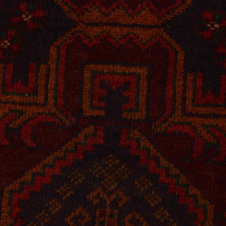 Afghan Baluchi Rug 3' 8" x 5' 9" Hand-Knotted | No. AL25535