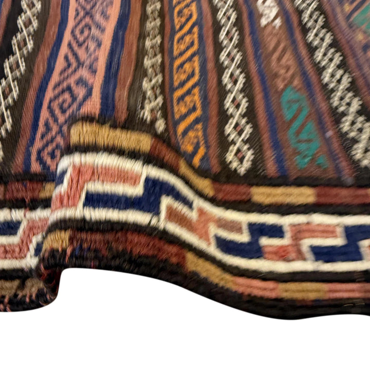 Afghan Kilim Rug 4' 4" x 6' 9" Flat-Weave | No. AL25561