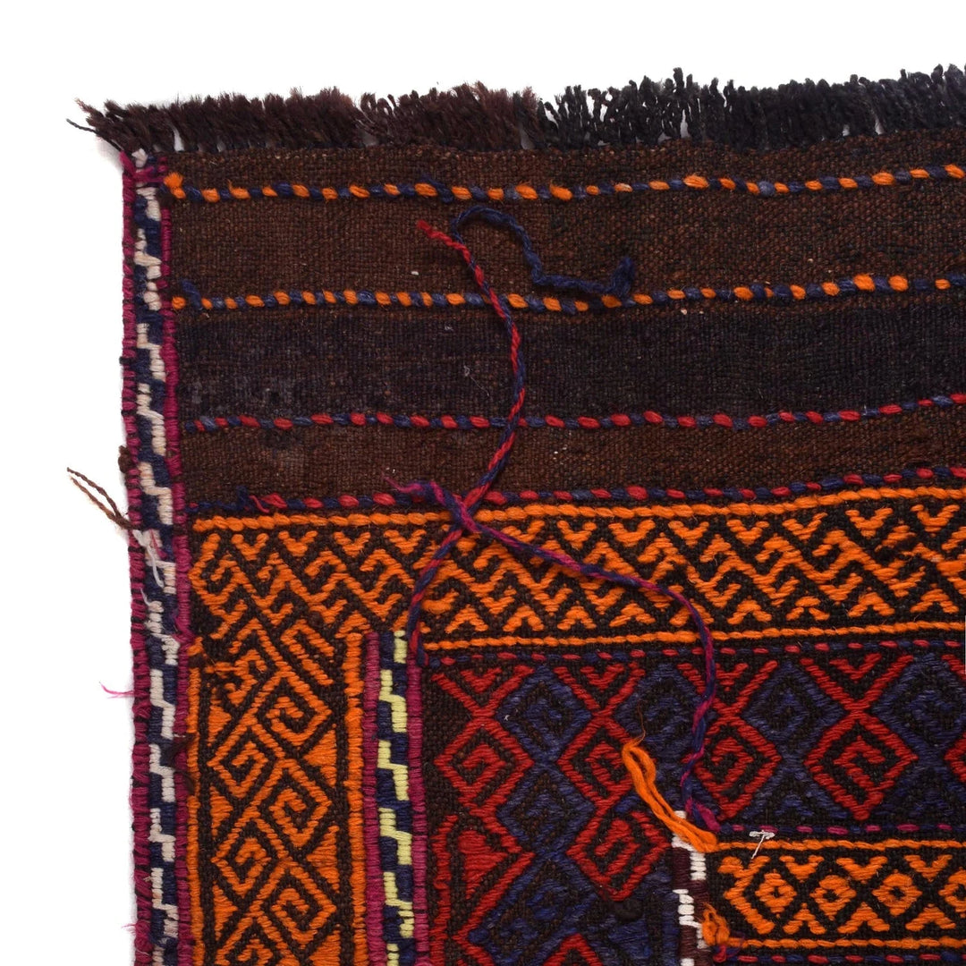 Afghan Kilim Rug 5' 4" x 8' 11" Flat-Weave | No. AL26331