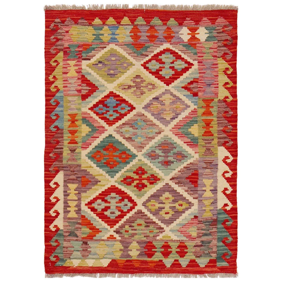 Small Size Chobi Kilim 2' 7" x 3' 9" - No. AL26356