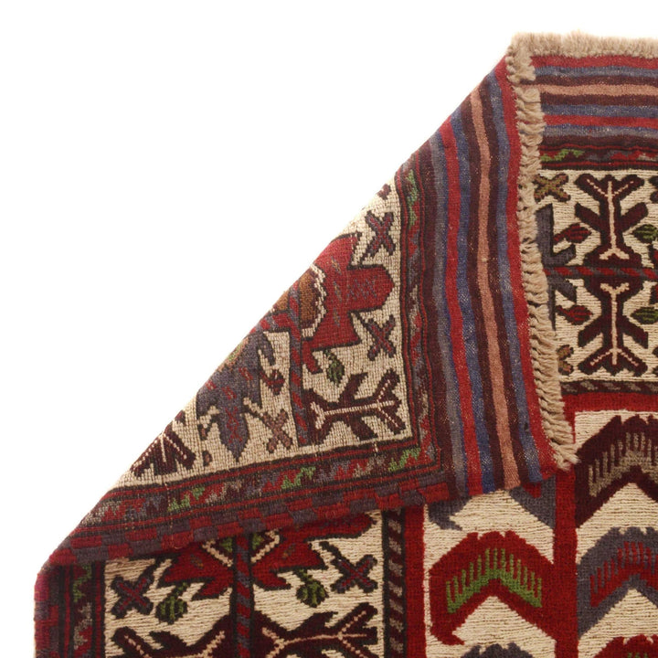 Afghan Barjista Kilim Rug 4' 0" x 6' 0" Flat-Weave | No. AL26433