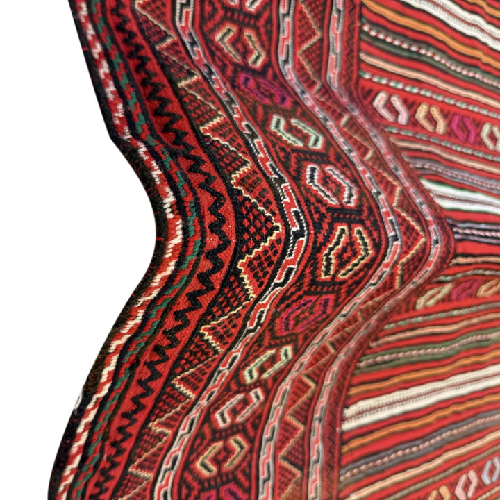Afghan Kilim Rug 4' 9" x 6' 3" Flat-Weave | No. AL26576