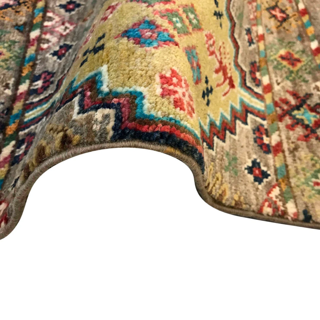 Afghan Gabbeh Rug 5' 7" x 8' 10" Hand-Knotted | No. AL26645