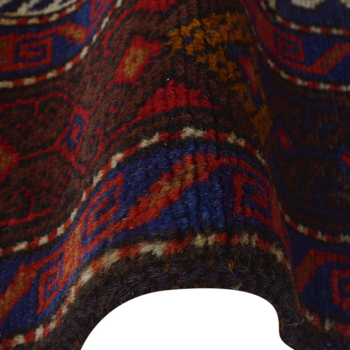 Red Afghan Prayer Rug 2' 8" x 3' 10" Hand-Knotted | No. AL26729