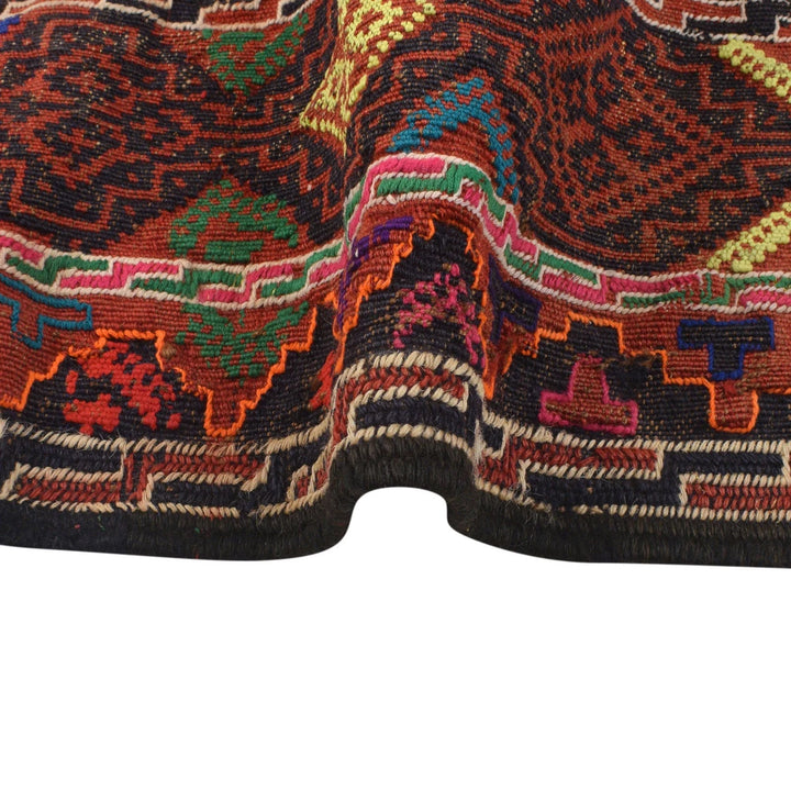 Afghan Kilim Rug 5' 2" x 8' 0" Flat-Weave | No. AL26829