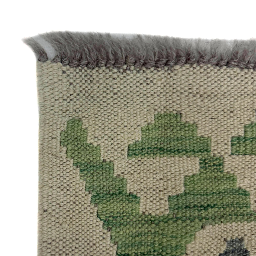 Afghan Vegetable Kilim Rug 2' 0" x 5' 7" Flat-Weave | No. AL268639