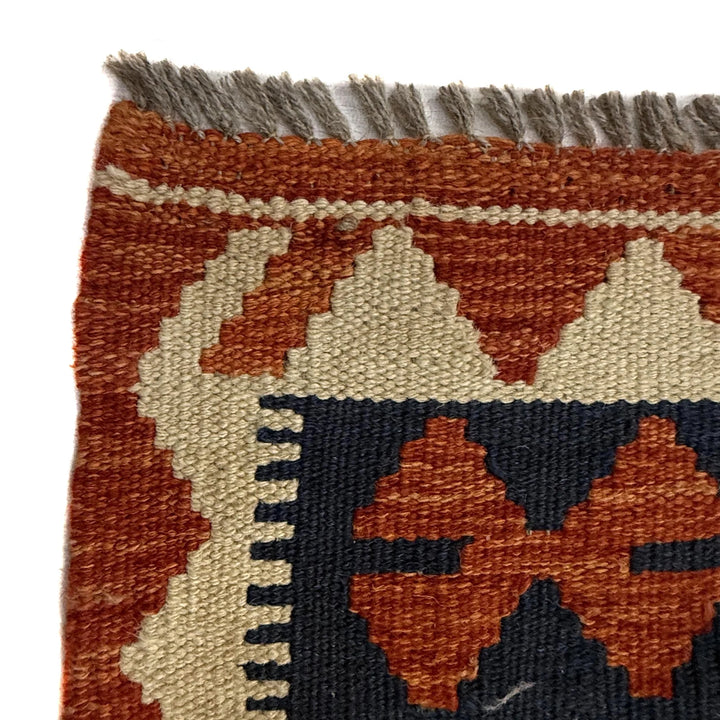 Afghan Vegetable Kilim Rug 6' 8" x 9' 11" Flat-Weave | No. AL270170