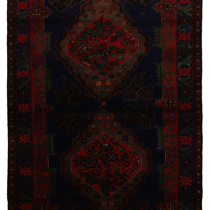 Afghan Baluchi Rug 4' 3" x 6' 7" Hand-Knotted | No. AL27090