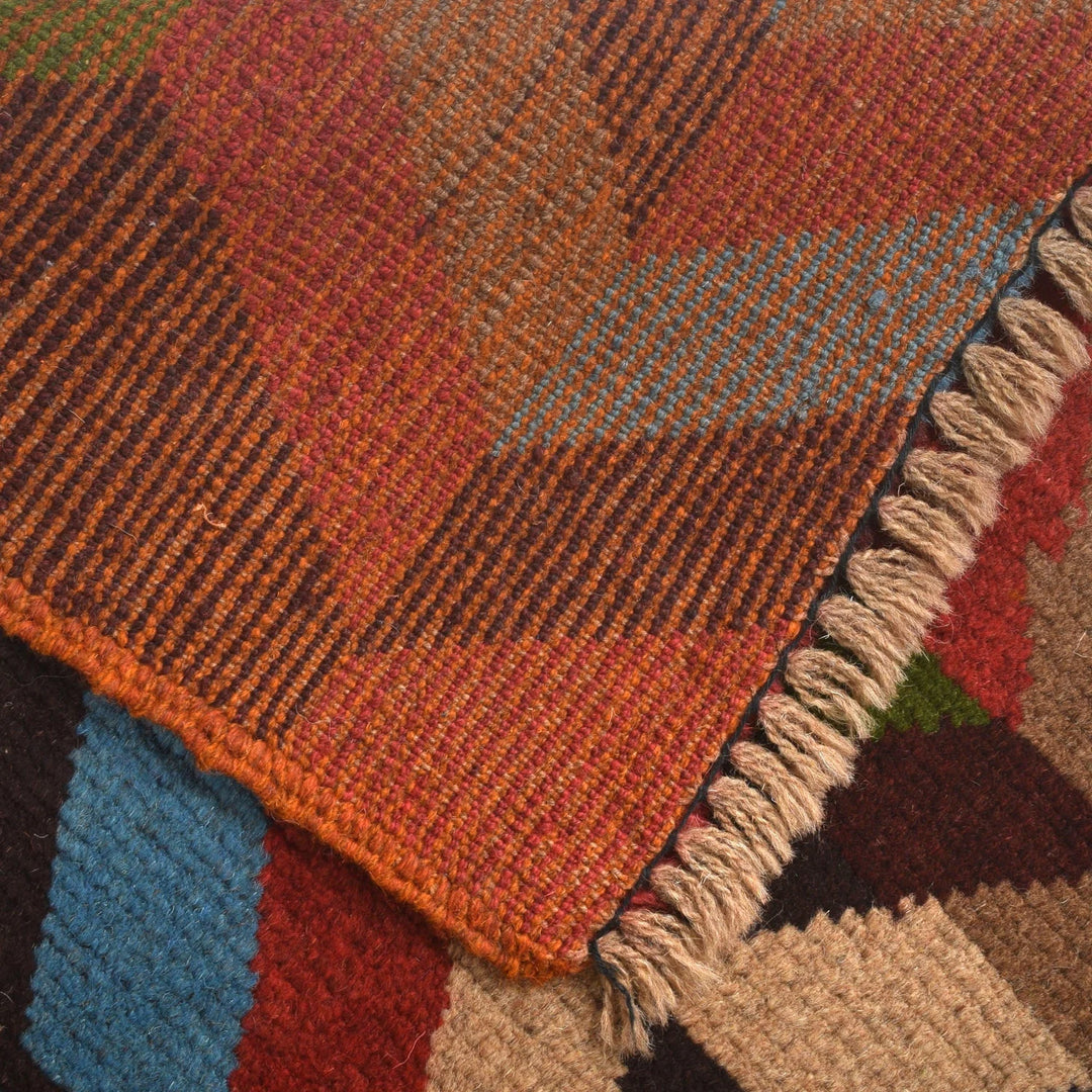 Afghan Baluchi Rug 3' 9" x 5' 11" Hand-Knotted | No. AL27160